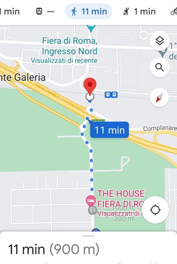 The House Fiera Di Roma Aeroporto Fiumicino Bed & Breakfast Ponte Galeria Eksteriør bilde